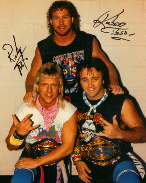 Rock & Roll Express - Ricky Morton & Robert Gibson dual signed 8x10 Photo