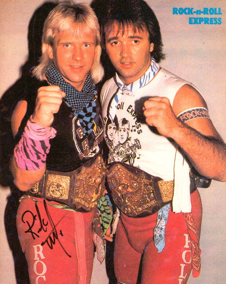 Foto firmada de 8x10 de Ricky Morton