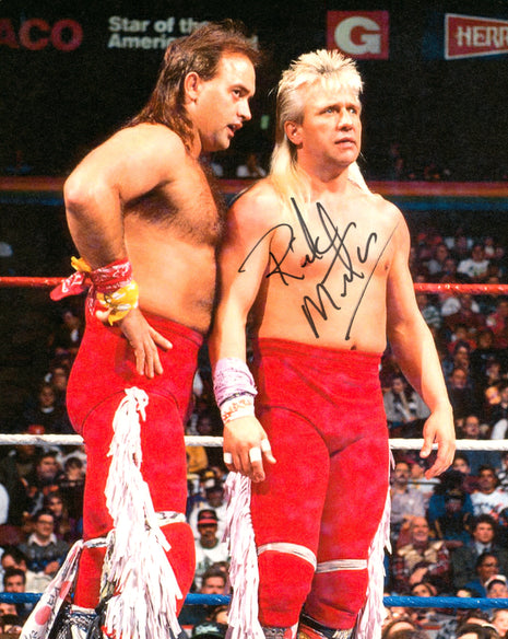 Foto firmada de 8x10 de Ricky Morton