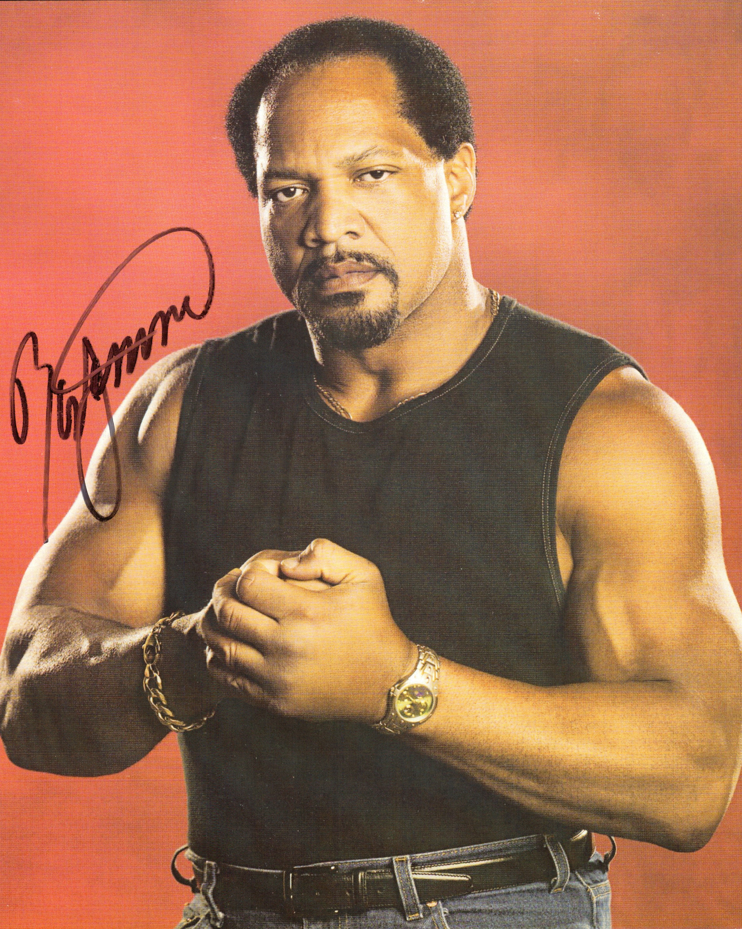 Ron Simmons signed 8x10 Photo – Signed By Superstars