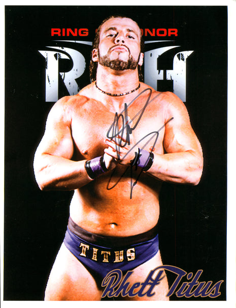 Foto firmada de 8x10 por Rhett Titus
