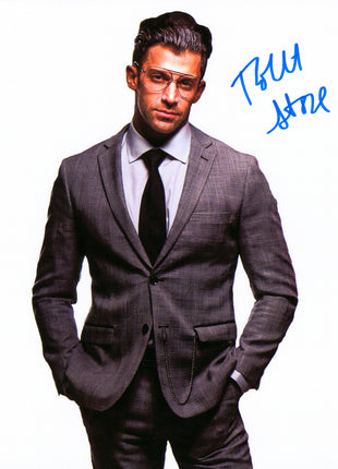 Robert Stone firmó una foto de 8x10