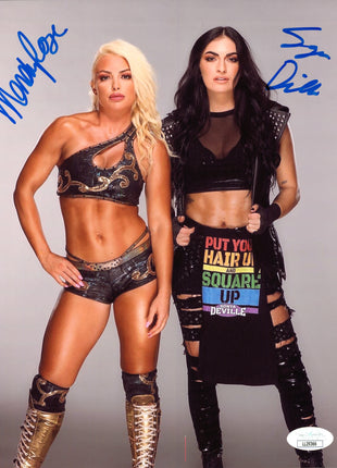 Mandy Rose & Sonya Deville dual signed 8x10 Photo (w/ JSA)