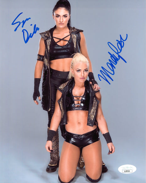 Mandy Rose & Sonya Deville dual signed 8x10 Photo (w/ JSA)