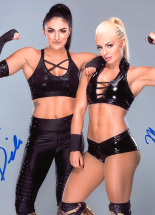 Mandy Rose & Sonya Deville dual signed 8x10 Photo (w/ JSA)