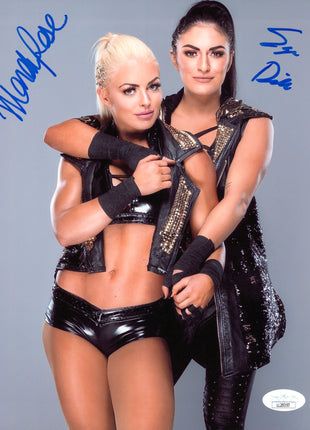 Mandy Rose & Sonya Deville dual signed 8x10 Photo (w/ JSA)