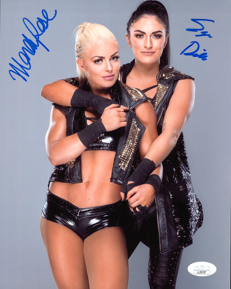 Mandy Rose & Sonya Deville dual signed 8x10 Photo (w/ JSA)