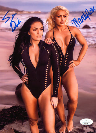 Mandy Rose & Sonya Deville dual signed 8x10 Photo (w/ JSA)