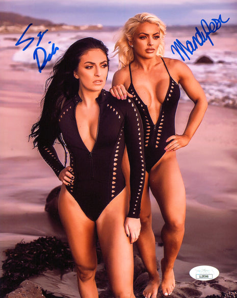 Mandy Rose & Sonya Deville dual signed 8x10 Photo (w/ JSA)