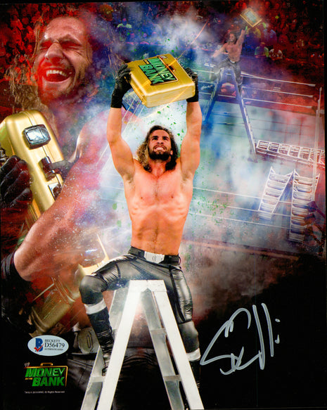 Seth Rollins signed 8x10 Photo (w/ Beckett)