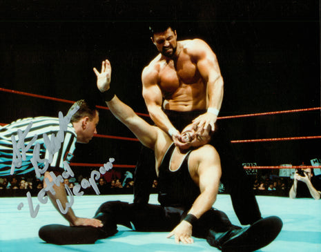 Foto firmada de 8x10 por Steve Blackman
