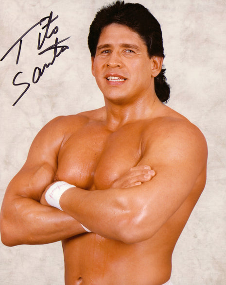 Tito Santana signed 8x10 Photo