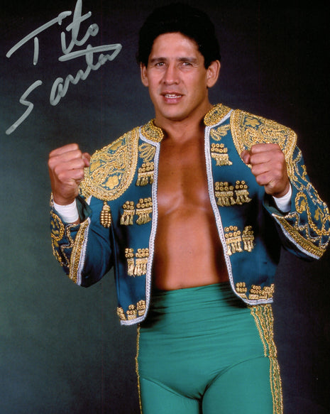 Tito Santana signed 8x10 Photo