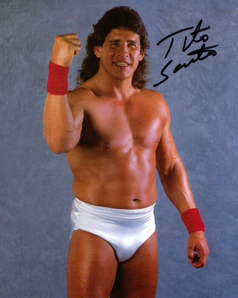 Tito Santana signed 8x10 Photo