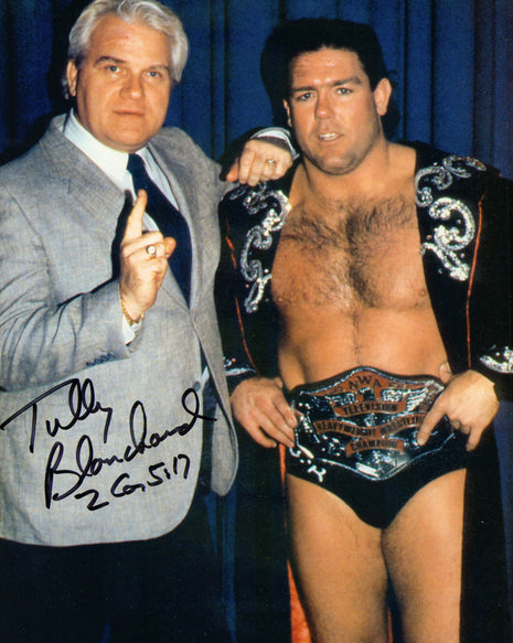 Tully Blanchard signed 8x10 Photo