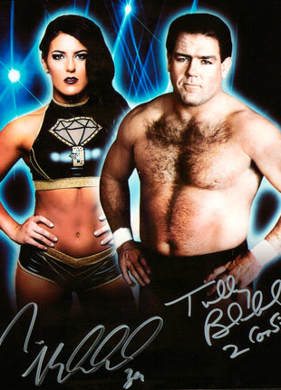 Tessa Blanchard & Tully Blanchard dual signed 8x10 Photo