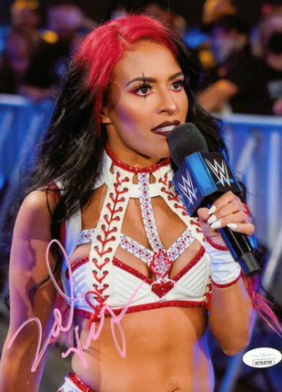 Zelina Vega signed 8x10 Photo (w/ JSA)