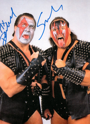 Demolition - Ax & Smash dual signed 8x10 Photo