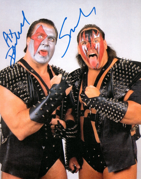 Demolition - Ax & Smash dual signed 8x10 Photo