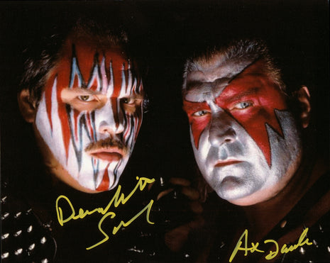 Demolition - Ax & Smash dual signed 8x10 Photo