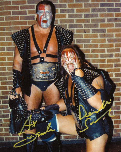 Demolition - Ax & Smash dual signed 8x10 Photo