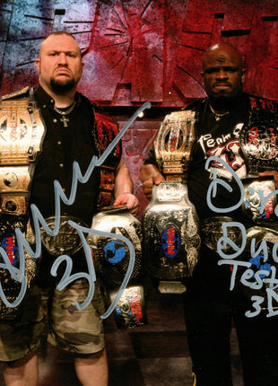 Dudley Boys - Bubba Ray & D-Von Dudley dual signed 8x10 Photo