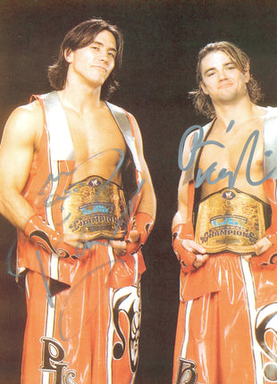 Paul London & Brian Kendrick dual signed 8x10 Photo