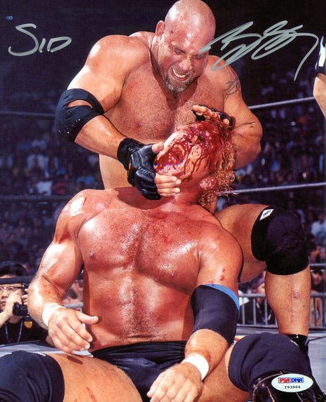 Bill Goldberg & Sid Vicious dual signed 8x10 Photo (w/ PSA-DNA)