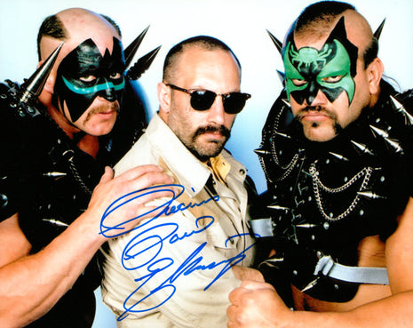 Paul Ellering firmó una foto de 8x10