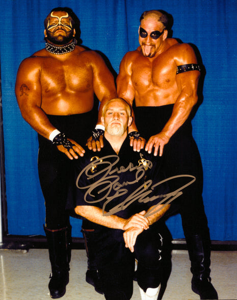 Paul Ellering firmó una foto de 8x10