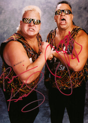 Nasty Boys - Brian Knobbs & Jerry Saggs dual signed 8x10 Photo