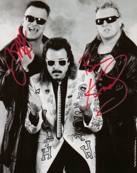 Nasty Boys - Brian Knobbs & Jerry Saggs dual signed 8x10 Photo