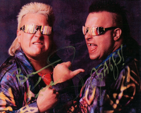 Nasty Boys - Brian Knobbs & Jerry Saggs dual signed 8x10 Photo