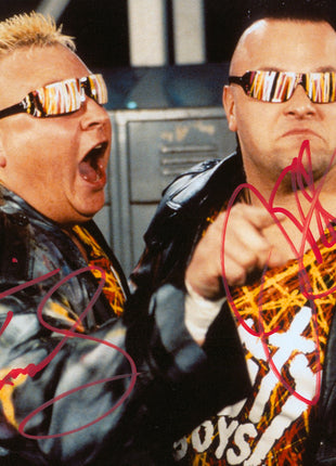 Nasty Boys - Brian Knobbs & Jerry Saggs dual signed 8x10 Photo