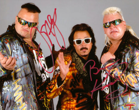 Nasty Boys - Brian Knobbs & Jerry Saggs dual signed 8x10 Photo