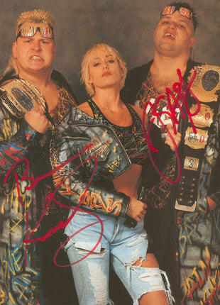 Nasty Boys - Brian Knobbs & Jerry Saggs dual signed 8x10 Photo