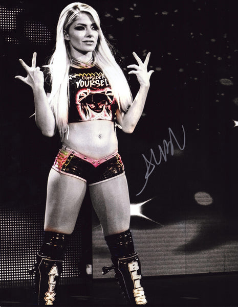 Alexa Bliss signed 11x14 Photo