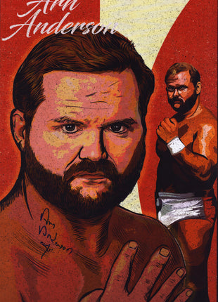 Arn Anderson signed 11x17 Photo