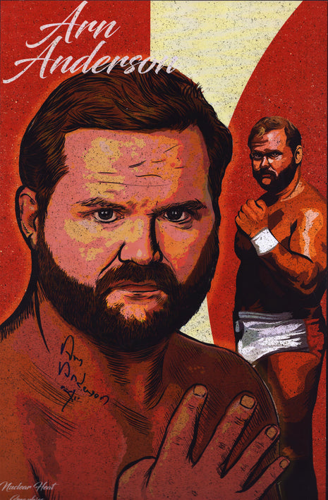 Arn Anderson signed 11x17 Photo