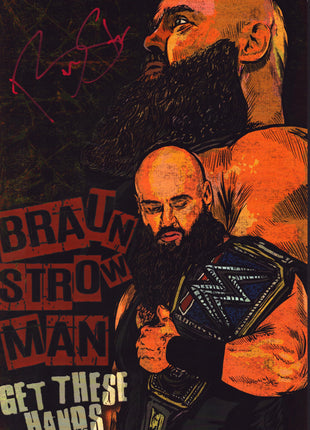 Braun Strowman signed 11x17 Photo