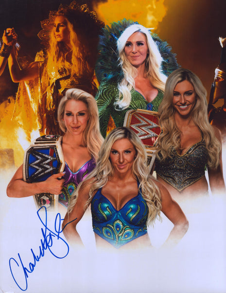Charlotte Flair signed 11x14 Photo