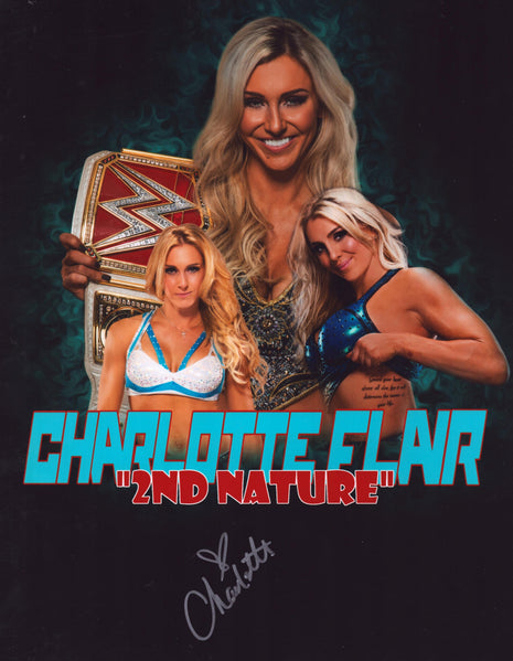 Charlotte Flair signed 11x14 Photo