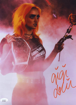 Gigi Dolin signed Metallic 11x14 Photo (w/ JSA)