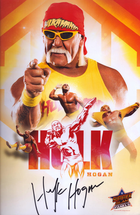 Hulk Hogan signed 11x17 Photo