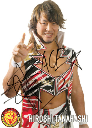 Hiroshi Tanahashi signed 8x10 Photo