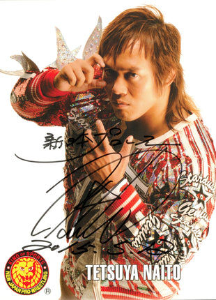 Tetsuya Naito signed 8x10 Photo