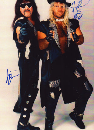 Michael Hayes & Jimmy Garvin dual signed 11x17 Photo