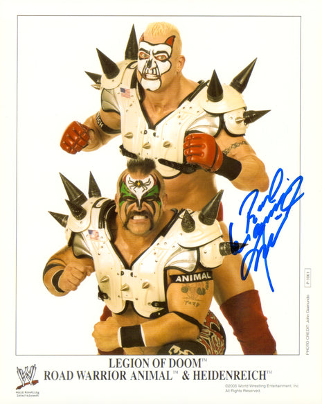 Photo 8x10 signée par Roadwarrior Animal