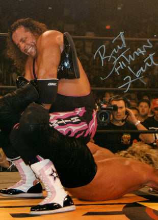 Bret Hart signed 8x10 Photo