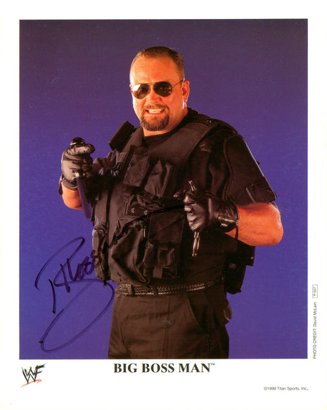 Big Boss Man signed 8x10 Photo